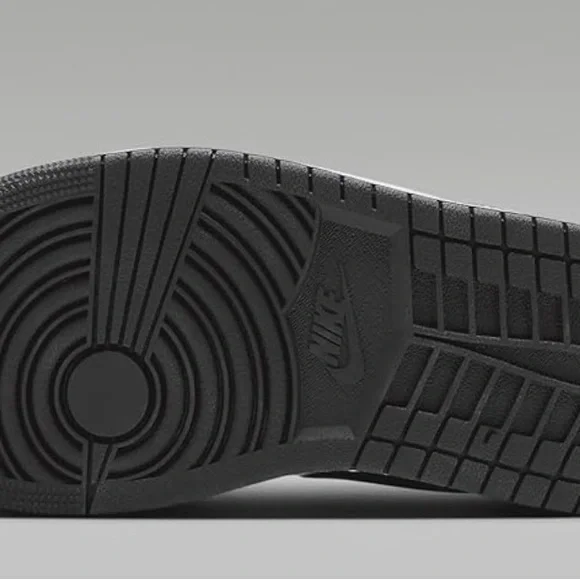 Nike Air Jordan Women’s Black and Silver Sneakers - Picture 2 of 5